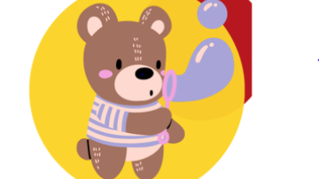 Bear with Bubbles