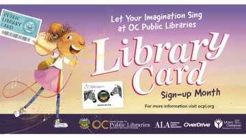 Library Card Sign up Month