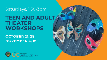 Laguna Beach library teen and adult theater workshops