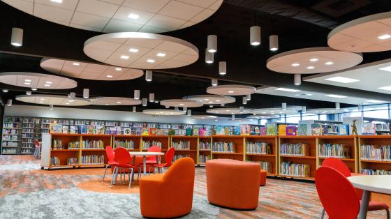 Cypress Library Interior