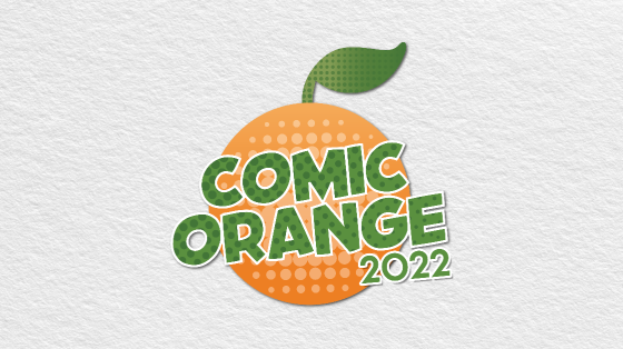 comic orange banner
