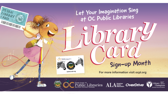 Library Card Sign up Month