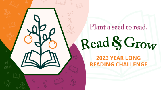 Read and Grow Reading Challenge Graphic