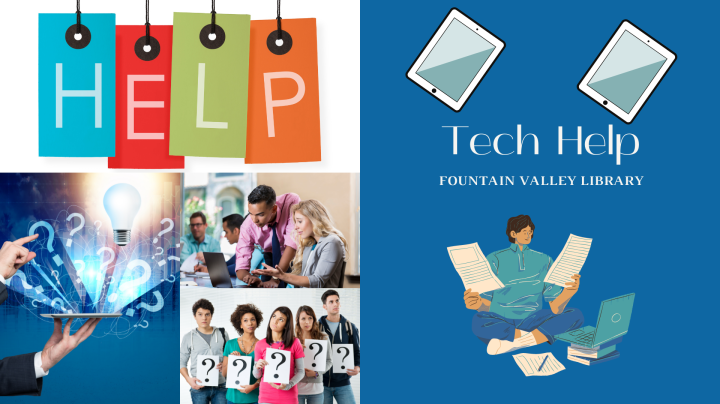 Tech Help at Fountain Valley Library