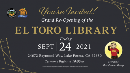 El Toro Re-Opening