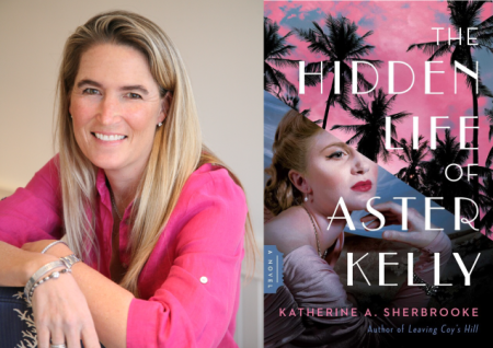 Photo of author Sherbook and book cover